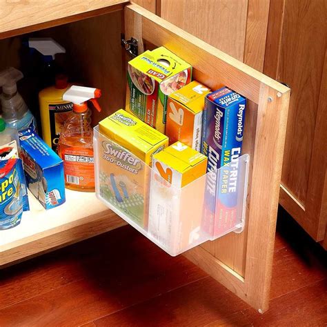 storage bins for inside cabinets